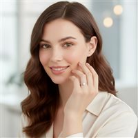 Ring Gaurosa Woman Fantasy in Silver Zirconia JZ1333-8 - JZ1333-8